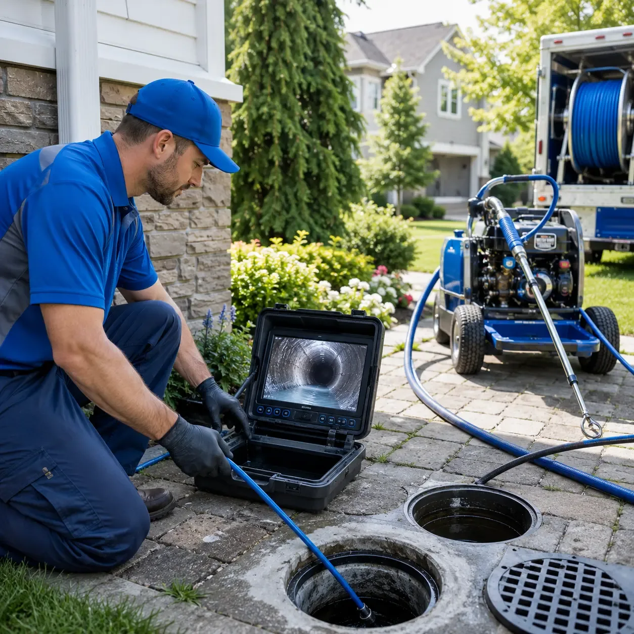 Outdoor drain cleaning professionals serving Elgin, OK